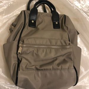 Gray backpack